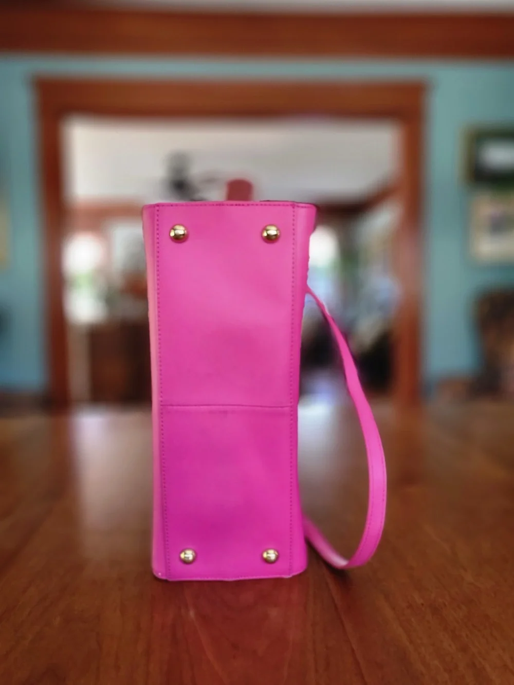 ZAC Zac Posen Large Pink Top Handle Satchel Crossbody Bag